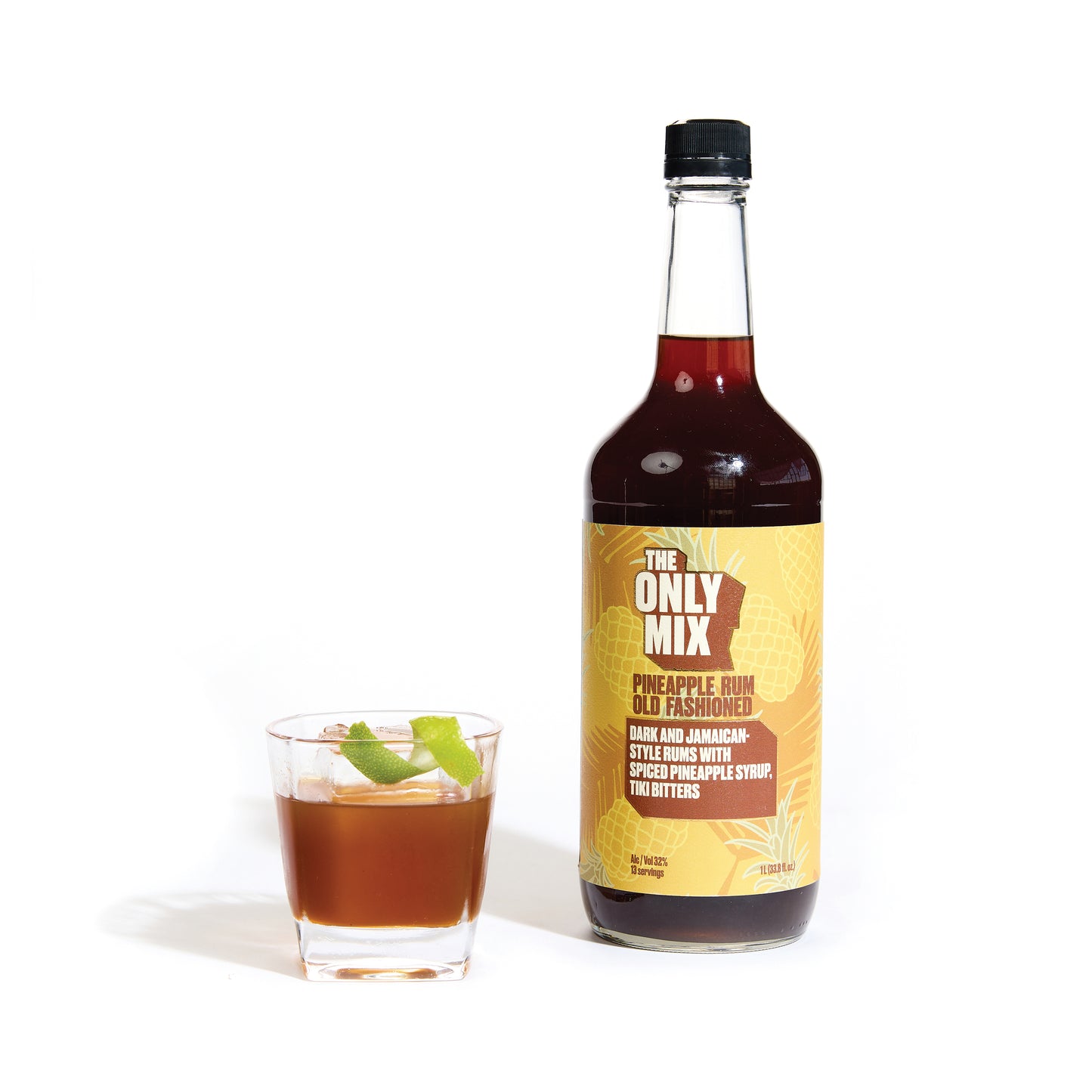 The Only Mix Pineapple Rum Old-Fashioned 1L [6-bottle case]